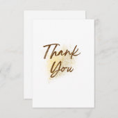 Schlichte Dankeskarte (Vorne/Hinten)