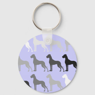 Schlichte Doggen Schlüsselanhänger
