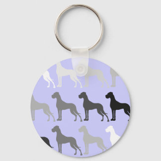 Schlichte Doggen Schlüsselanhänger