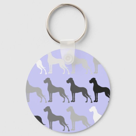 Schlichte Doggen Schlüsselanhänger (Vorderseite)