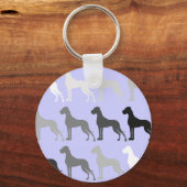 Schlichte Doggen Schlüsselanhänger (Vorderseite)