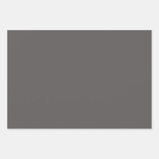 Schlichte Dolphin Cloud Gray Shades 3 Tones Geschenkpapier Set (Vorderseite 3)