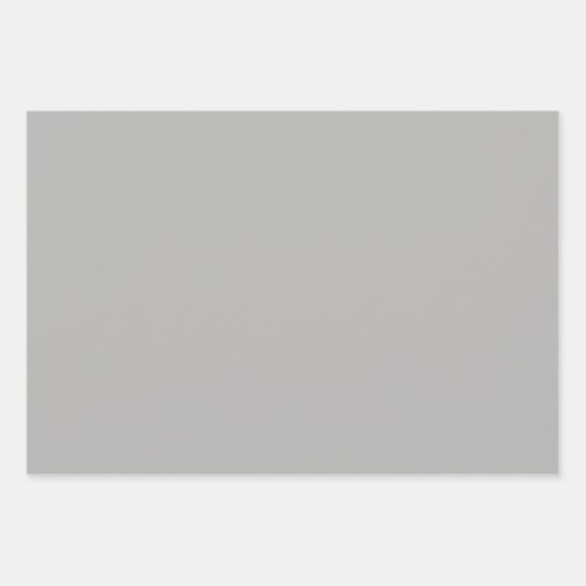 Schlichte Dolphin Cloud Gray Shades 3 Tones Geschenkpapier Set (Vorderseite 2)