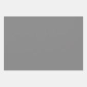 Schlichte Dolphin Cloud Gray Shades 3 Tones Geschenkpapier Set (Vorderseite)