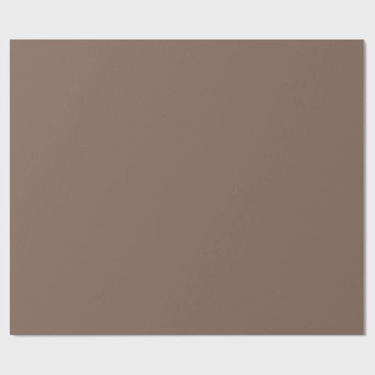 Schlichte dunkelbraune Taube Geschenkpapier (Flach)