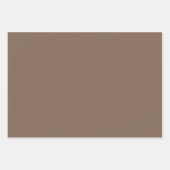 Schlichte dunkelbraune Taube Geschenkpapier Set (Vorderseite 3)