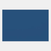 Schlichte dunkle dunkle blaue Schatten in der Nach Geschenkpapier Set (Vorderseite 2)