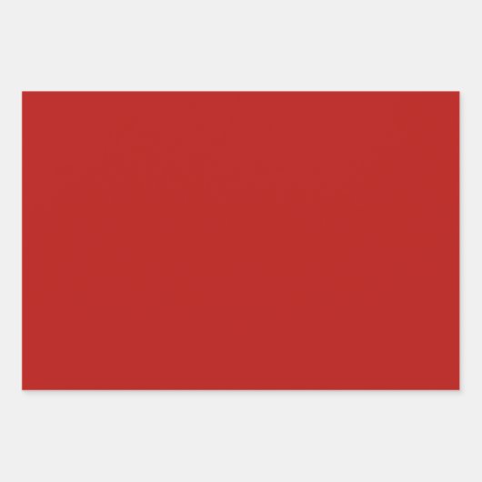 Schlichte dunkle Prismatische True Red Shades 3 To Geschenkpapier Set (Vorderseite 3)