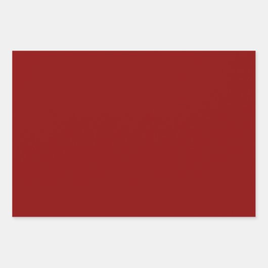 Schlichte dunkle Prismatische True Red Shades 3 To Geschenkpapier Set (Vorderseite 2)