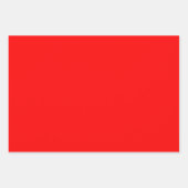 Schlichte dunkle Prismatische True Red Shades 3 To Geschenkpapier Set (Vorderseite)