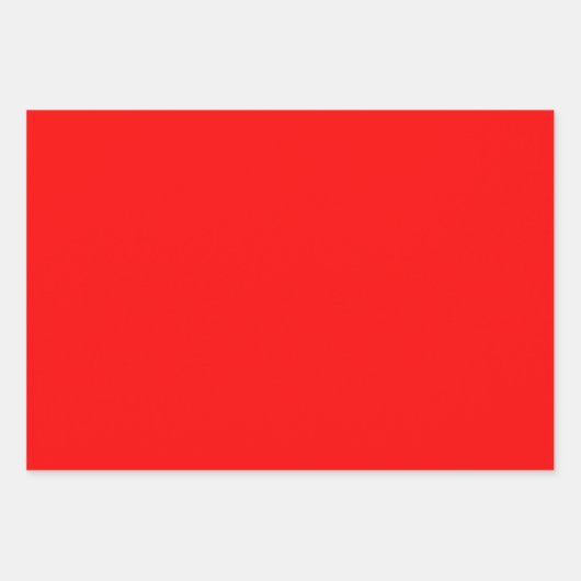 Schlichte dunkle Prismatische True Red Shades 3 To Geschenkpapier Set (Vorderseite)