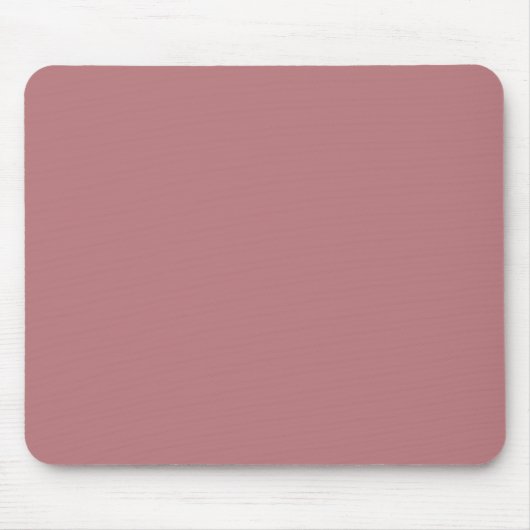 Schlichte Dusty-Rose in fester Farbe Mousepad (Vorne)