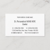 Schlichte, einfache Business Card Visitenkarte (Vorderseite)