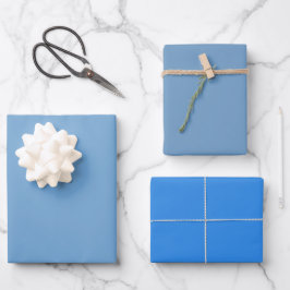 Schlichte Eisberg Frost Geschenkpapier Set