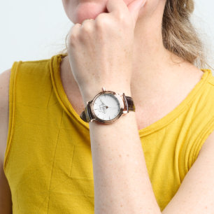 Schlichte Elegante Elegant Minimaler Chic Armbanduhr