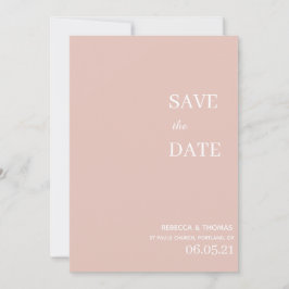 schlichte Eleganz, ohne Foto Save the Date
