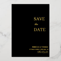 schlichte Eleganz, ohne Foto Save the Date