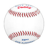 Schlichte Fahndung nach dem Ersten Vatertag Baseball (Vorderseite)