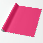 Schlichte Farbamarane Rosa Geschenkpapier (Ungerollt)