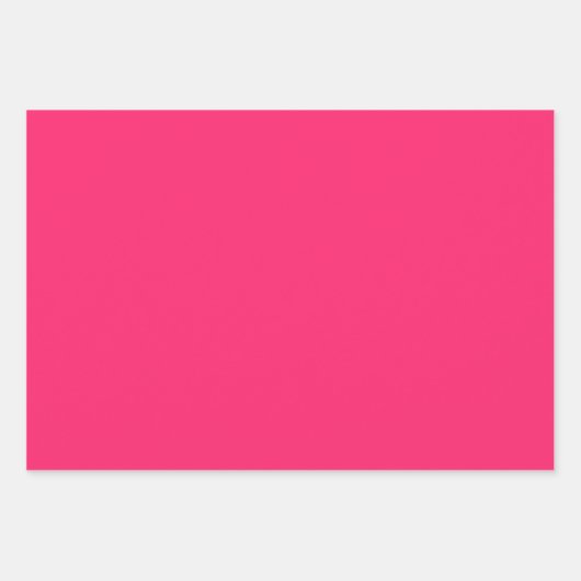 Schlichte Farbamarane Rosa Geschenkpapier Set (Vorderseite)