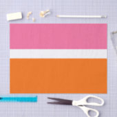 Schlichte Farbblockgestaltung in rosa, orange Seidenpapier (Handwerk)