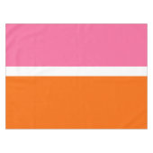 Schlichte Farbblockgestaltung in rosa, orange Tischdecke (Vorderseite (Horizontal))