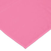 Schlichte Farbblockgestaltung in rosa, orange Tischdecke (Schrägansicht)