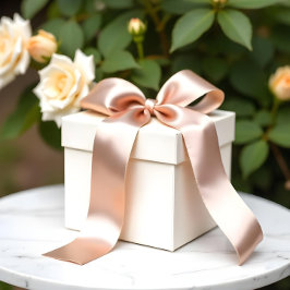 Schlichte Farbe Elegante Haut Beige D2AFA1 Satinband