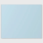 Schlichte Farbe solide trübe hellblau Geschenkpapier (Flach)