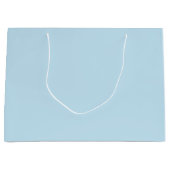 Schlichte Farbe solide trübe hellblau Große Geschenktüte (Vorderseite)