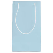 Schlichte Farbe solide trübe hellblau Kleine Geschenktüte (Vorderseite)