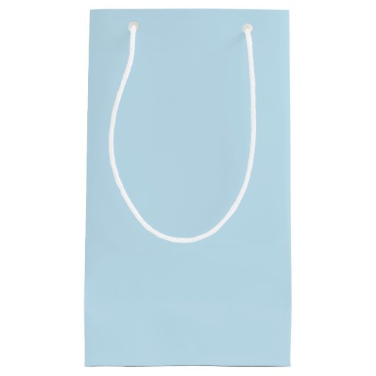 Schlichte Farbe solide trübe hellblau Kleine Geschenktüte (Vorderseite)
