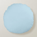 Schlichte Farbe solide trübe hellblau Rundes Kissen<br><div class="desc">Schlichte Farbe solide trübe hellblaue Design.</div>
