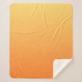 Schlichte Farben - Gelb und Orange Sherpadecke