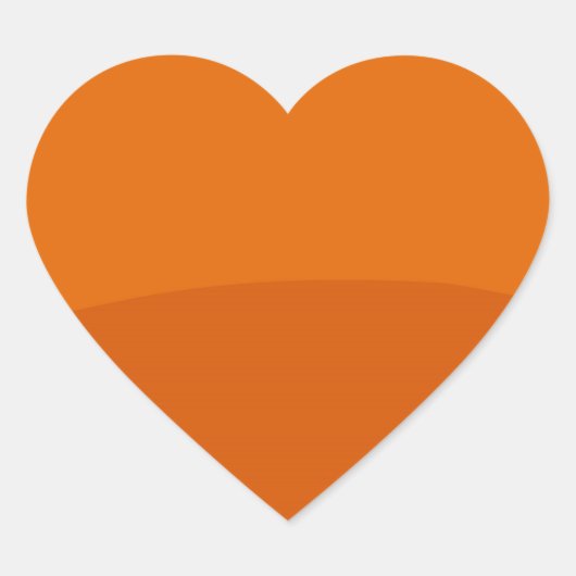 Schlichte Farbschattierungen von Künstlern Herz-Aufkleber (Vorderseite)