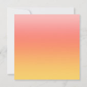 Schlichte Farbtöne - Gelb bis dunkelrosa Ober (Rückseite)