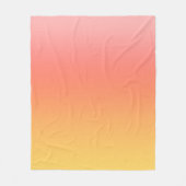 Schlichte Farbtöne - Gelb bis dunkelrosa Ober Fleecedecke (Vorderseite)