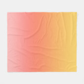 Schlichte Farbtöne - Gelb bis dunkelrosa Ober Fleecedecke (Vorderseite (Horizontal))