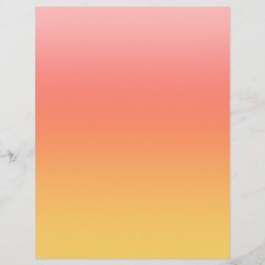 Schlichte Farbtöne - Gelb bis dunkelrosa Ober Flyer (Hinten)