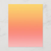 Schlichte Farbtöne - Gelb bis dunkelrosa Ober Flyer (Hinten)