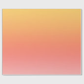 Schlichte Farbtöne - Gelb bis dunkelrosa Ober Geschenkpapier (Flach)