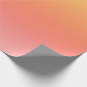 Schlichte Farbtöne - Gelb bis dunkelrosa Ober Geschenkpapier (Ecke)