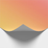 Schlichte Farbtöne - Gelb bis dunkelrosa Ober Geschenkpapier (Ecke)