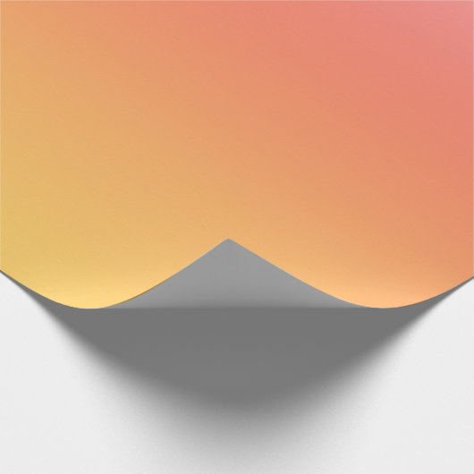 Schlichte Farbtöne - Gelb bis dunkelrosa Ober Geschenkpapier (Ecke)