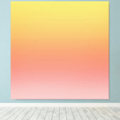 Schlichte Farbtöne - Gelb bis dunkelrosa Ober Leinwanddruck (Insitu (Holzboden))