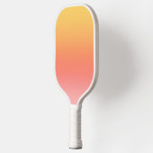 Schlichte Farbtöne - Gelb bis dunkelrosa Ober Pickleball Schläger (Links)