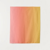 Schlichte Farbtöne - Gelb bis dunkelrosa Ober Wandteppich (Vorderseite)