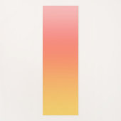 Schlichte Farbtöne - Gelb bis dunkelrosa Ober Yogamatte (Vorderseite)