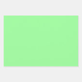 Schlichte Farbtöne Tea Green Shades 3 Tones Geschenkpapier Set (Vorderseite 2)