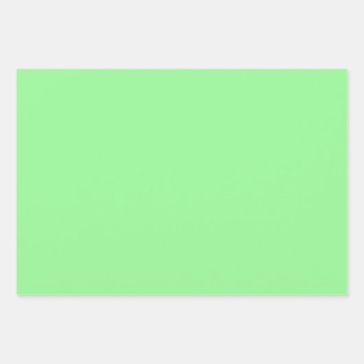 Schlichte Farbtöne Tea Green Shades 3 Tones Geschenkpapier Set (Vorderseite)